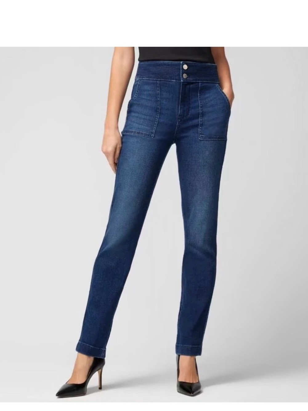 WHBM Extra High-Rise Slim Jeans Women’s Size 10 Everyday Soft Denim